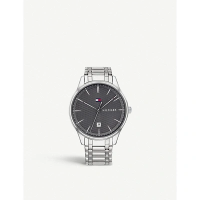 Tommy Hilfiger 1791490 Damon Stainless Steel Watch In Silver | ModeSens