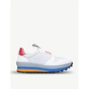 Givenchy White, Grey And Black Tr3 Logo Nylon And Suede Leather Sneakers In Grey/light