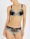 Wacoal Womens Black Embrace Lace Stretch-lace Plunge Underwired Bra In Black