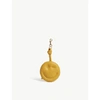 ANYA HINDMARCH LADIES HONEY GOLD CHUBBY WINK LEATHER BAG CHARM