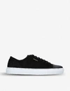 AXEL ARIGATO MENS BLACK CAP-TOE SUEDE TRAINERS 10,690-10004-1809000209