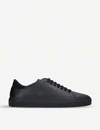 Axel Arigato Platform Suede Low-top Sneakers In Black