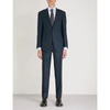CANALI CROSSHATCH TAILORED-FIT WOOL SUIT