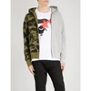 A BATHING APE 1ST CAMOUFLAGE-PRINT COTTON-JERSEY HOODY