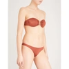 Melissa Odabash Barcelona Bandeau Bikini Top In Rust