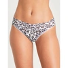 Hanky Panky Print Original Rise Thong In Black White