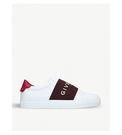 Givenchy Elastic Panel Knot Trainers In Red