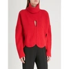 ANTONIO BERARDI NOTTE WOOL AND CASHMERE-BLEND TURTLENECK JUMPER