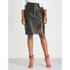 ALTUZARRA POLLARD LEATHER PENCIL SKIRT