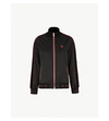GIVENCHY LOGO-EMBROIDERED JERSEY JACKET