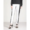 GIVENCHY TWO-TONE MID-RISE STRAIGHT JEANS