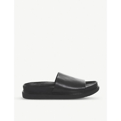 Vagabond Shoemakers Erin Slide Sandal In Black Leather
