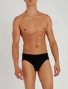 Hanro Cotton Sporty Three-quarter Briefs In Black