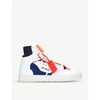 OFF-WHITE LOW 3.0 LEATHER HIGH-TOP TRAINERS