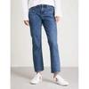AGOLDE CIGARETTE STRAIGHT LOW-RISE JEANS