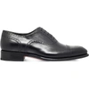 SANTONI CARTER LEATHER OXFORD SHOES