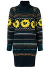 SACAI OPEN BACK ROLL NECK SWEATER