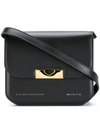 Victoria Beckham Eva Foldover Crossbody Bag In Black