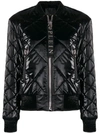 PHILIPP PLEIN QUILTED BOMBER JACKET