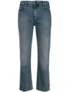 VICTORIA BECKHAM VICTORIA BECKHAM CROPPED JEANS - BLUE