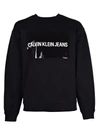 CALVIN KLEIN JEANS EST.1978 PANELED LOGO SWEATSHIRT,10636724