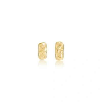 Lily Flo Jewellery Solid Gold Bar Earrings