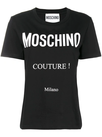 Moschino Couture Oversized T-shirt In Black