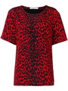 GIVENCHY GIVENCHY LEOPARD PRINT TOP - RED