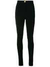 BALMAIN ZIP DETAIL SKINNY TROUSERS