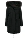 WOOLRICH WOOLRICH PADDED DOWN PARKA - BLACK