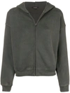Yeezy Season 6 Zip-up Hoodie - Grey In Grey
