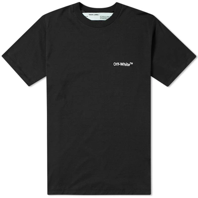Off-white Oversized Printed Cotton-jersey T-shirt - Charcoal In Black