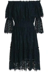 PERSEVERANCE WOMAN OFF-THE-SHOULDER CORDED LACE DRESS NAVY,AU 5016545970007474