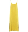 ASCENO Long silk slip dress,P00326960