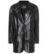 PRADA LEATHER JACKET,P00335345