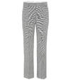 STELLA MCCARTNEY CROPPED WOOL STRAIGHT-LEG PANTS,P00329595