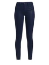 L AGENCE Marguerite High-Rise Skinny Coated Jeans