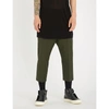 RICK OWENS ASTAIRES STRAIGHT CROPPED WOOL TROUSERS