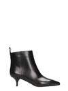 L'AUTRE CHOSE L'Autre Chose Black Calf Leather Ankle Boots,10636981