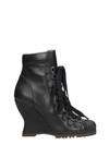 CHLOÉ RIVER WEDGE LACE-UP BOOT,10636974