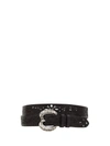 ALBERTA FERRETTI Alberta Ferretti Pierced Leather Belt,10637077