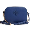 TORY BURCH MCGRAW LEATHER CAMERA BAG - BLUE,50584