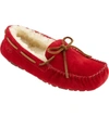 Ugg Dakota Classic Suede Tie Slipper In Jester Red