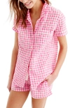 JCREW GINGHAM PAJAMA SET,H7413