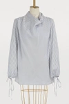 LOEWE STRIPED BLOUSE,S2289130FO/5102