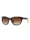 Ray Ban Oversized Square Sunglasses In Havana