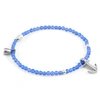 ANCHOR & CREW BLUE AGATE TROPIC SILVER & STONE BRACELET