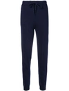 SEMICOUTURE SEMICOUTURE OLLY TRACK TROUSERS - BLUE