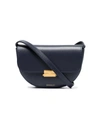 WANDLER navy Anna leather belt bag