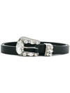 B-LOW THE BELT RILEY CRYSTAL BUCKLE BELT